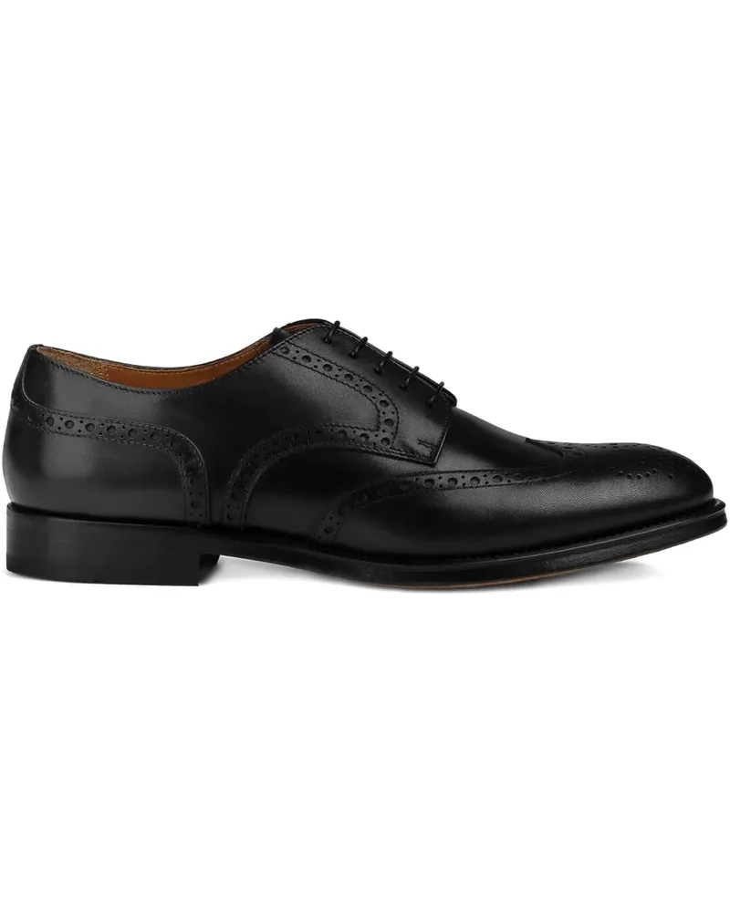 Doucal´s Loafer mit Schnürdetail - Schwarz Schwarz