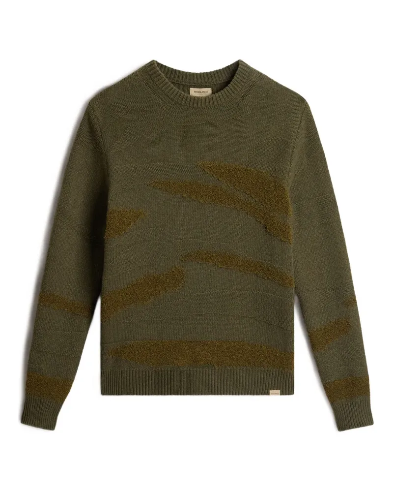 Woolrich Pullover mit Rundhalsausschnitt - Grün Grün