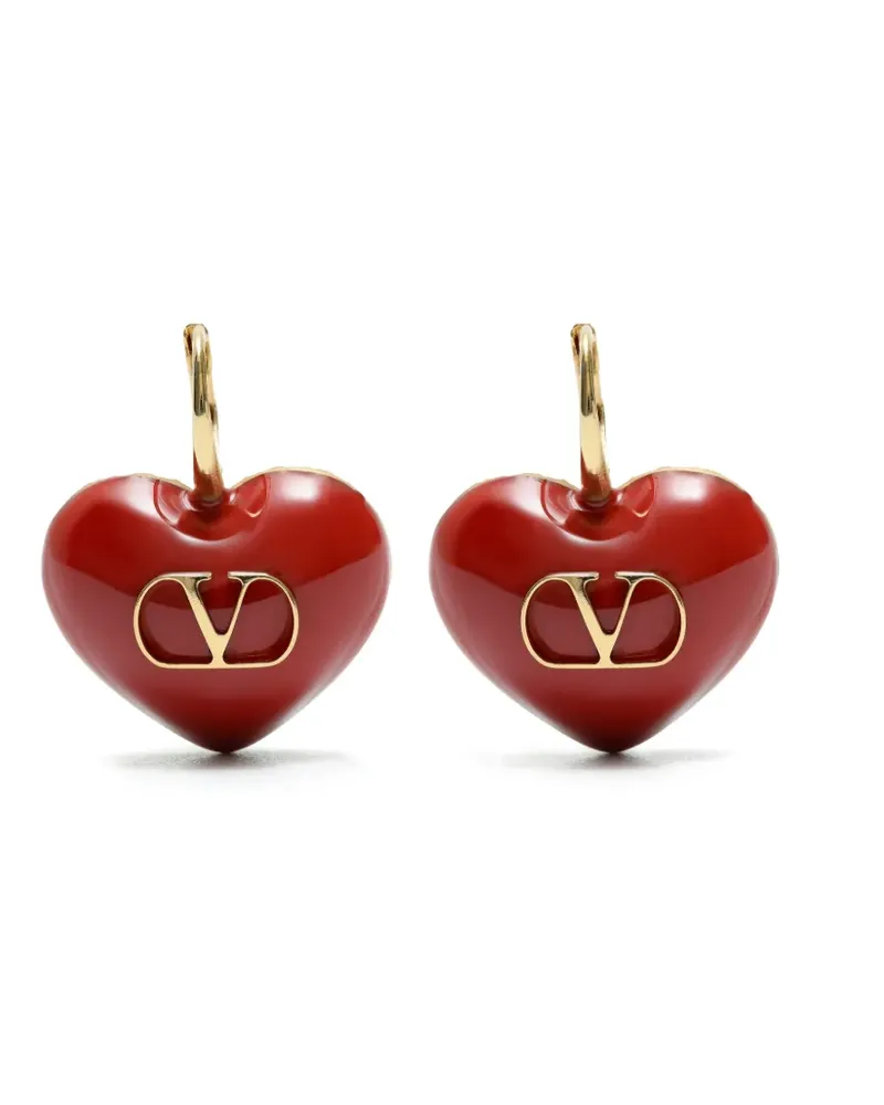 Valentino Garavani Coeur Royal Ohrringe - Rot Rot