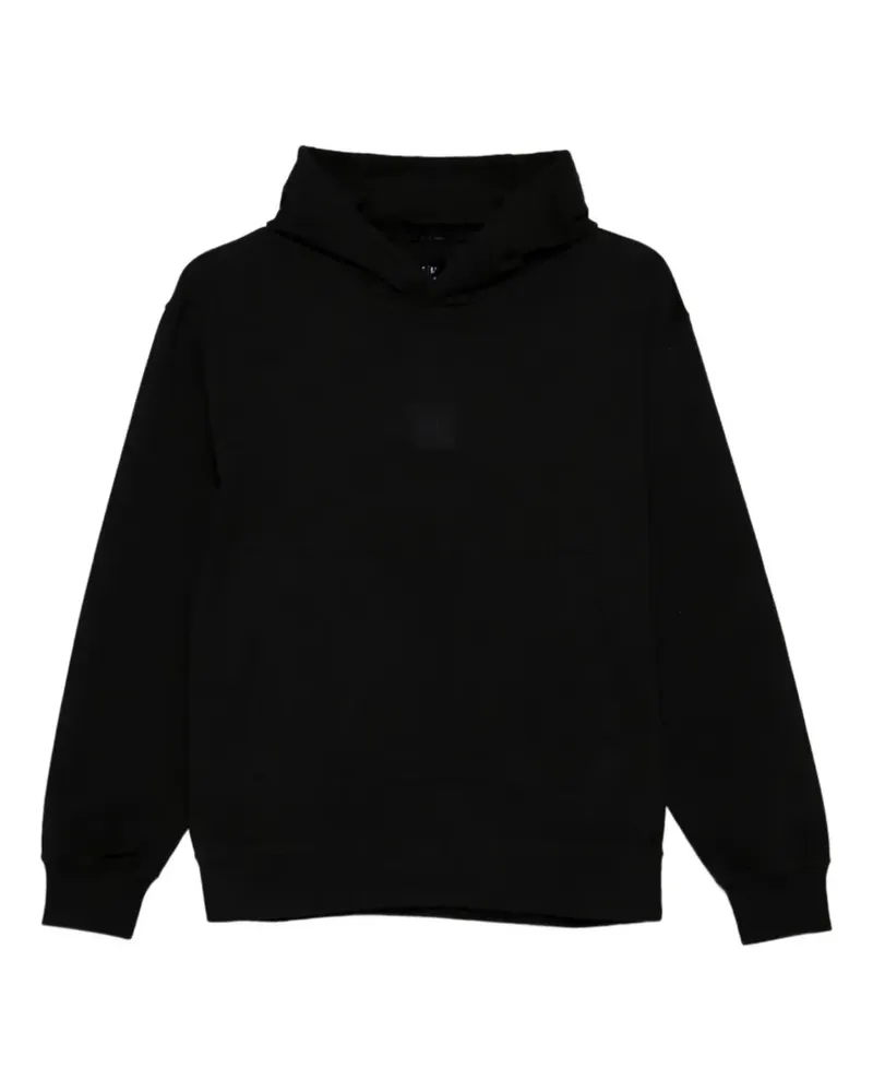C.P. Company Metropolis Series Hoodie mit Logo - Schwarz Schwarz