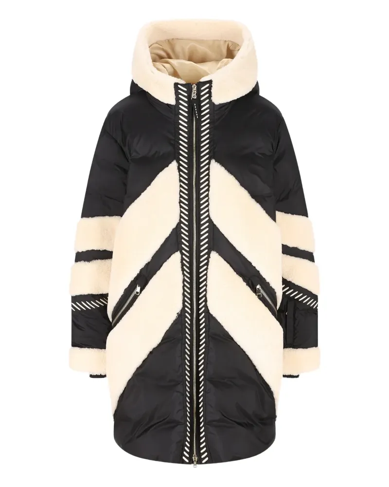 Bogner Amila star-detail hooded coat - Schwarz Schwarz