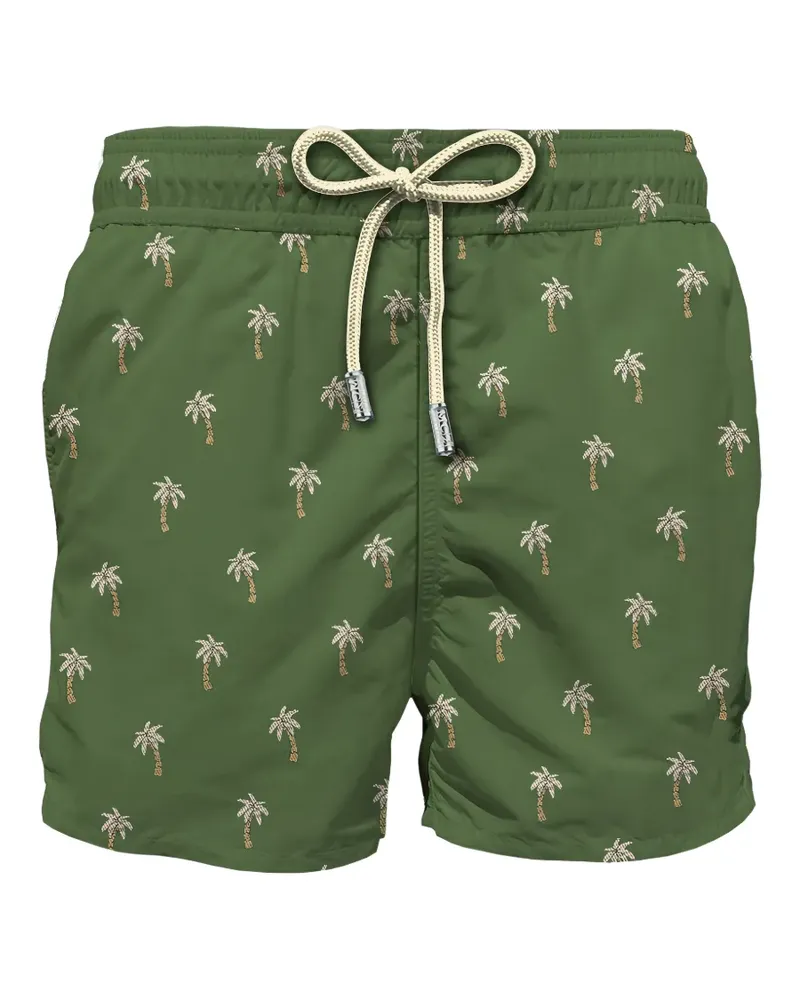 MC2 Saint Barth Patmos jacquard-palm swim shorts - Grün Grün