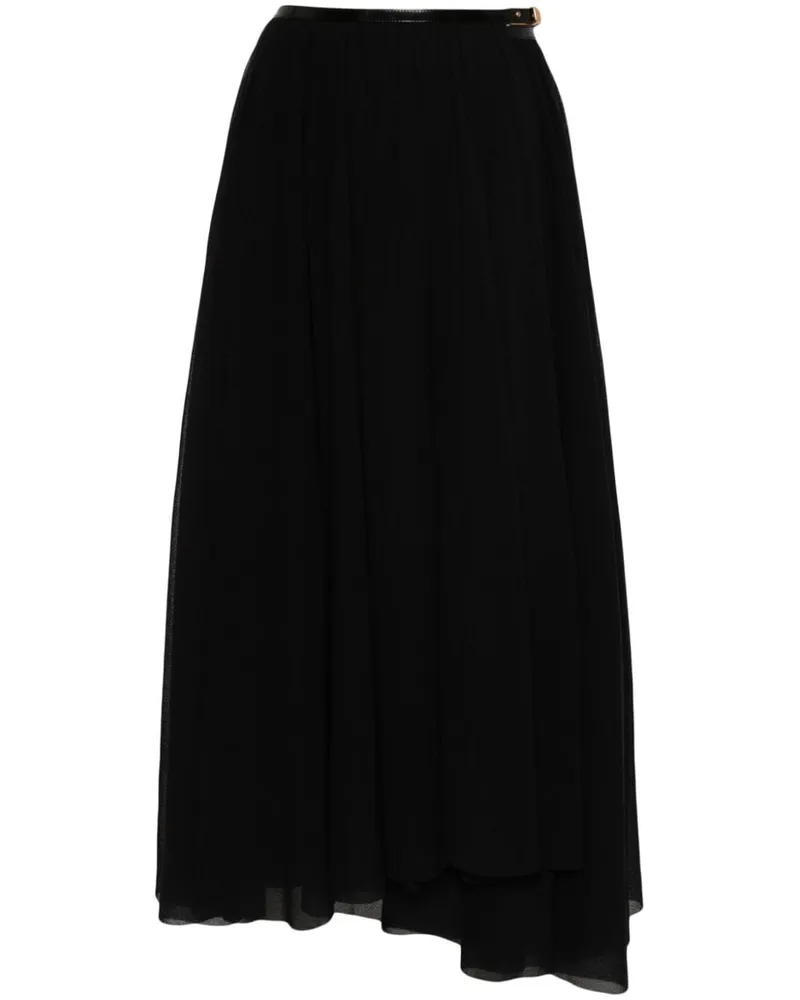 Philosophy Di Lorenzo Serafini Midirock mit Gürtel - Schwarz Schwarz