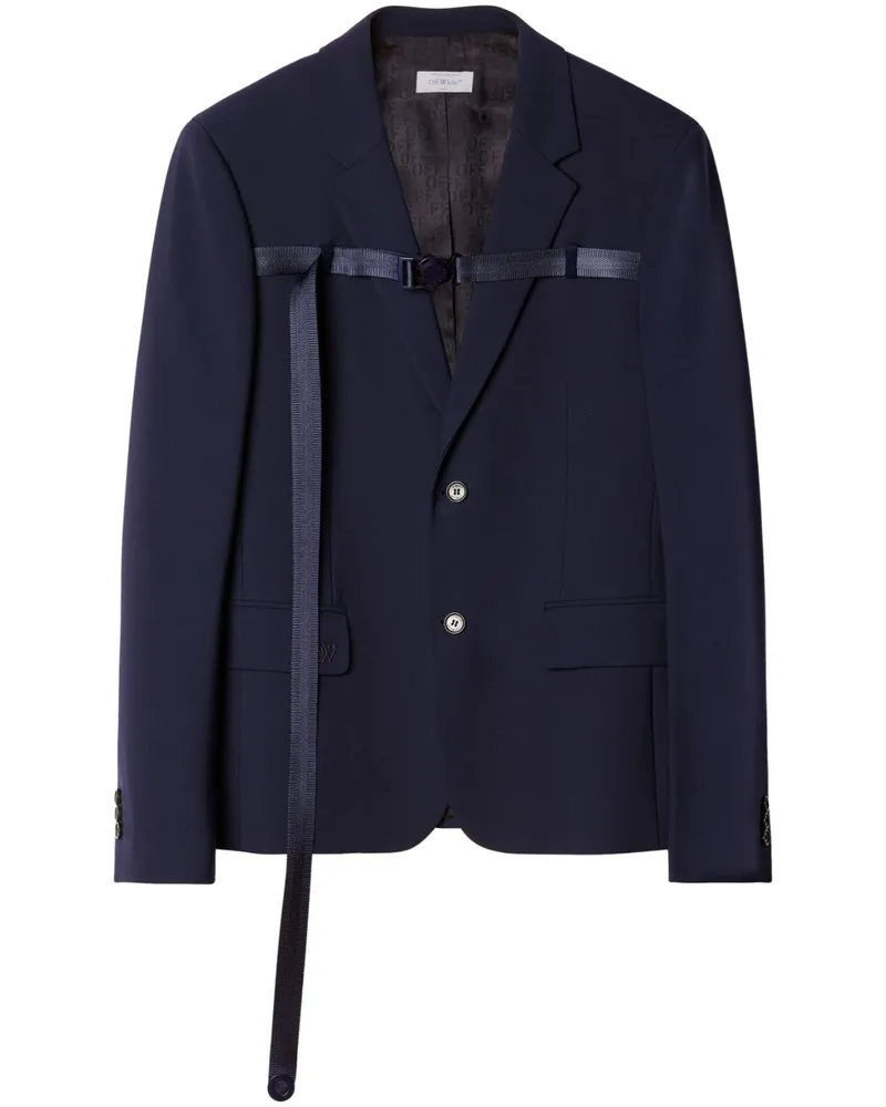 OFF-WHITE Sakko mit Schnallenriemen - Blau Blau