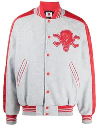 ICECREAM Bomberjacke mit Logo-Stickerei Grau