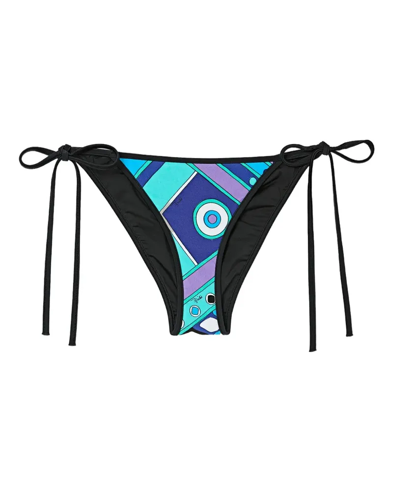 Emilio Pucci Vivara-print bikini bottom - Blau Blau