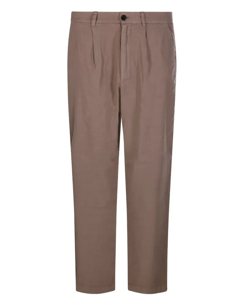 Department 5 Hose mit Bundfalten - Braun Braun