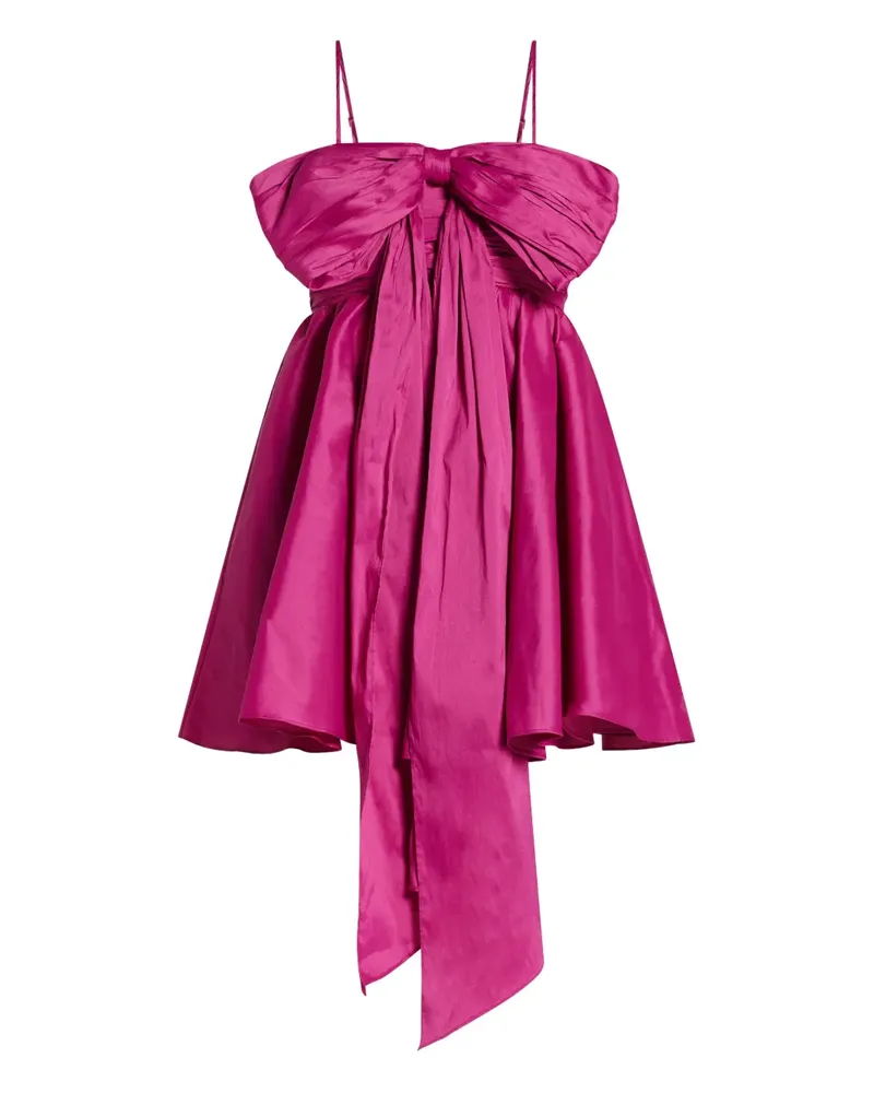 Aje. Minikleid mit Schleife - Rosa Rosa