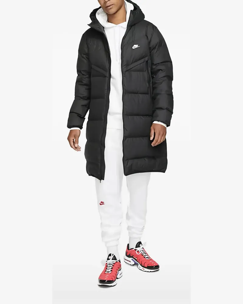 Nike Mantel mit Kapuze - Schwarz Schwarz