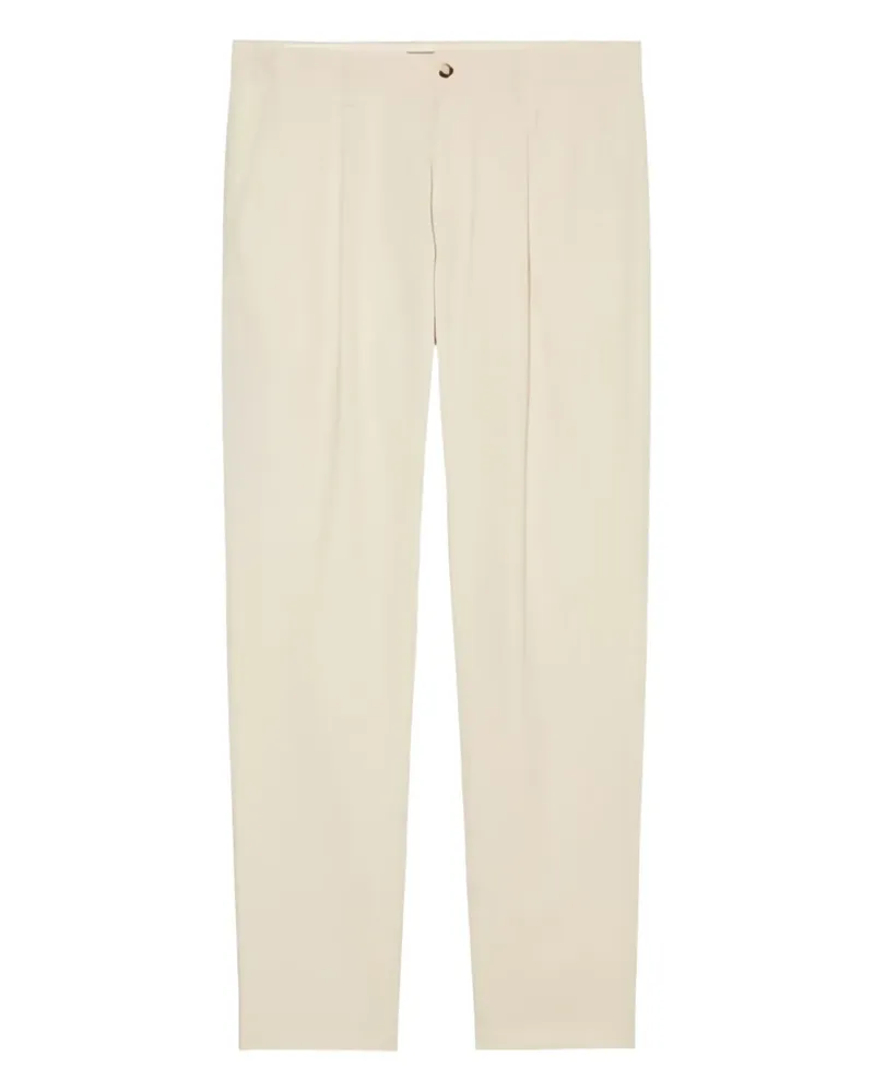 Marc O'Polo Hose mit Faltendetail - Nude Nude