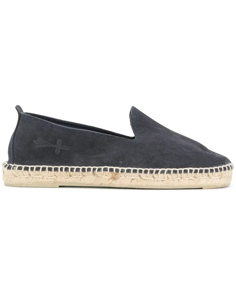 Manebí Wildleder-Espadrilles mit mandelförmiger Kappe - Blau Blau