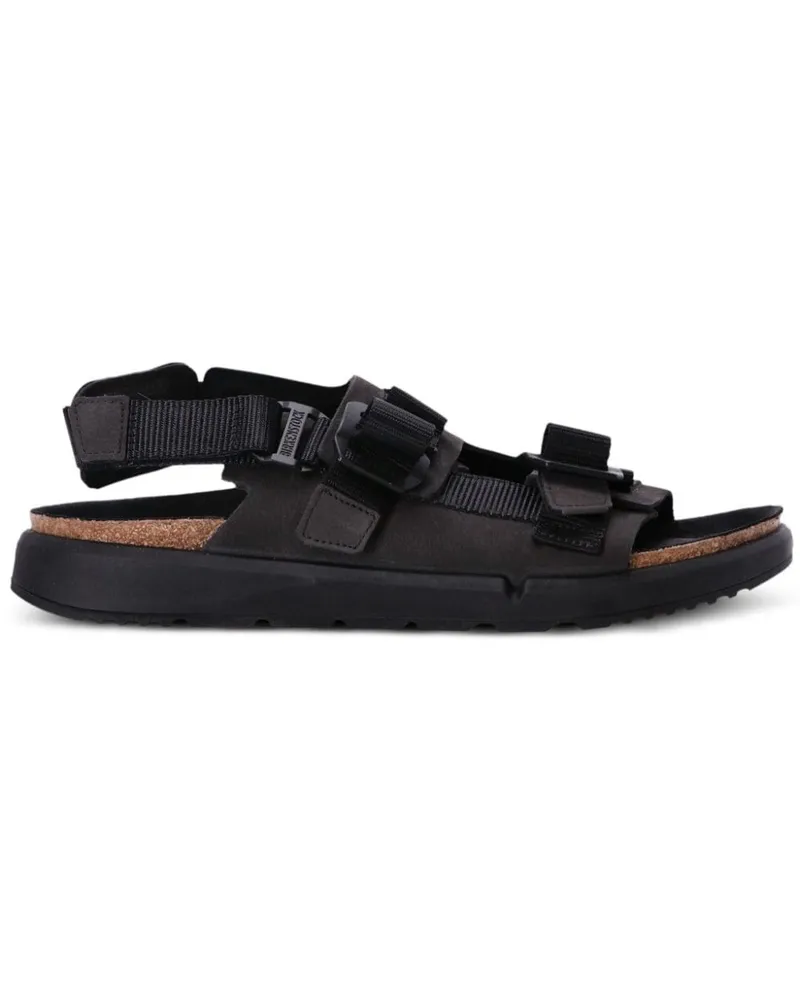 Birkenstock Shinjuku Sandalen mit Logo-Riemen - Schwarz Schwarz