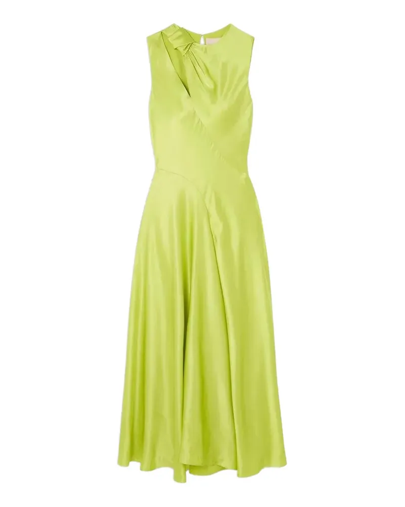 Roksanda Ilincic Alma knotted asymmetric dress - Gelb Gelb