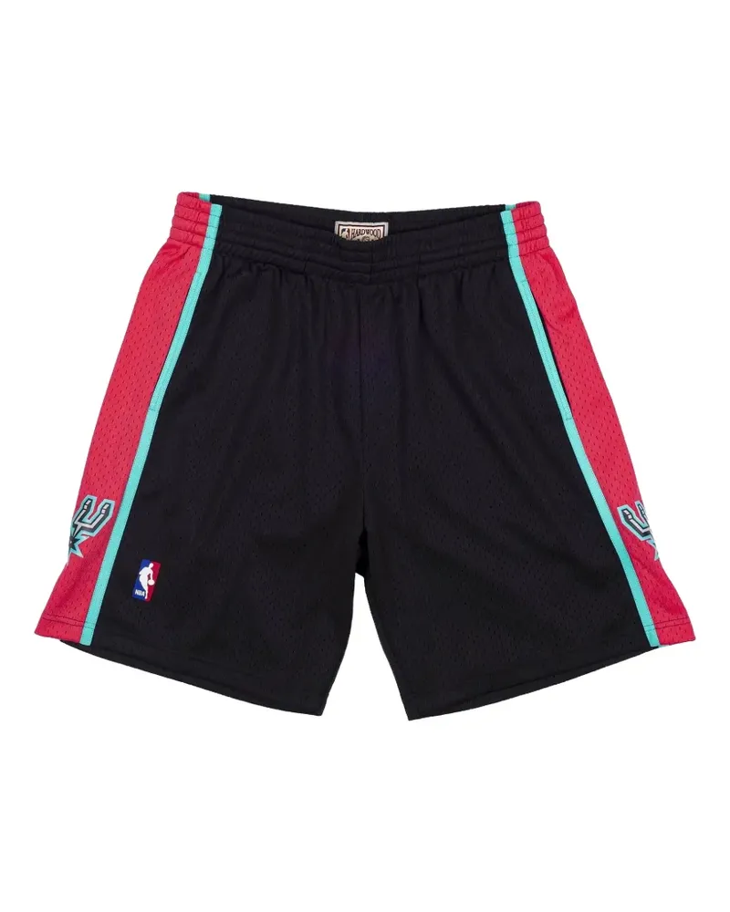Mitchell & Ness x NBA 1998 San Antonio Spurs Shorts - Schwarz Schwarz