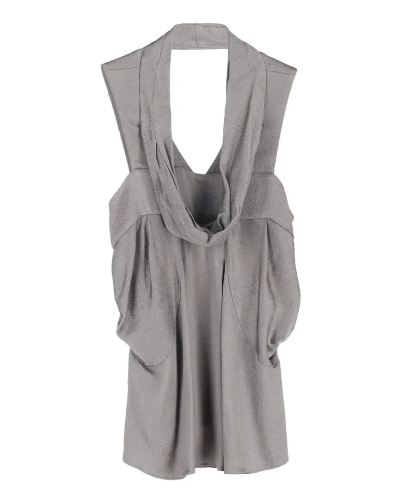 Vanessa Bruno cowl-neck sleeveless top - Grau Grau
