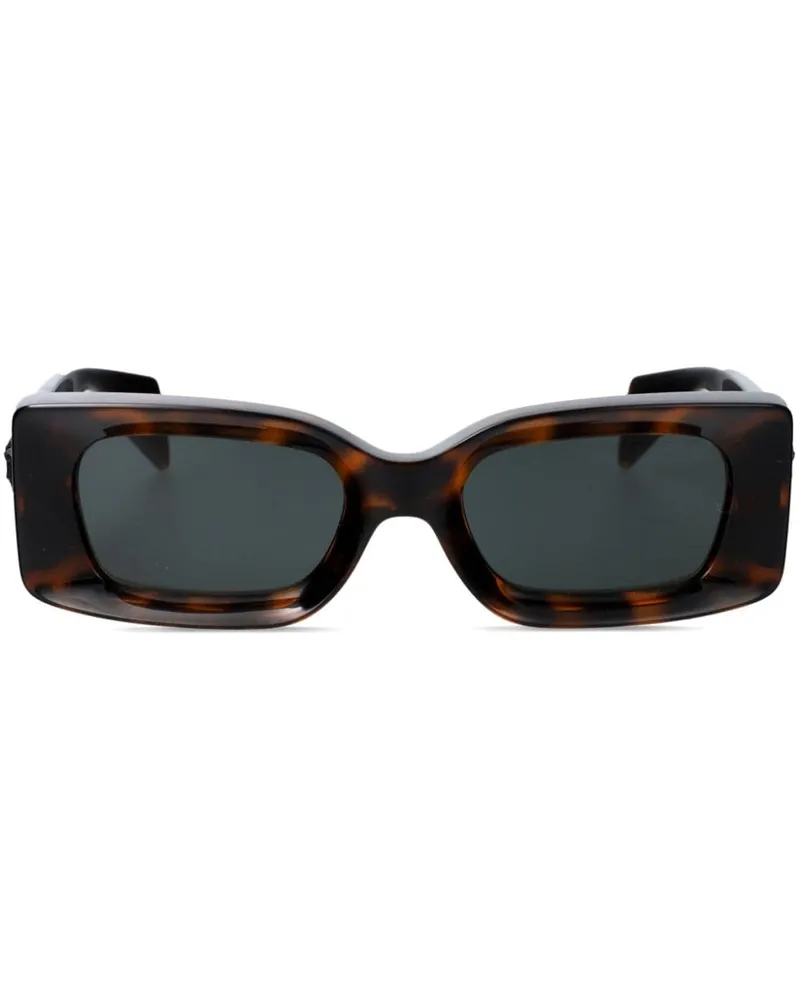 Versace 0VE4474U Sonnenbrille mit eckigem Gestell - Braun Braun