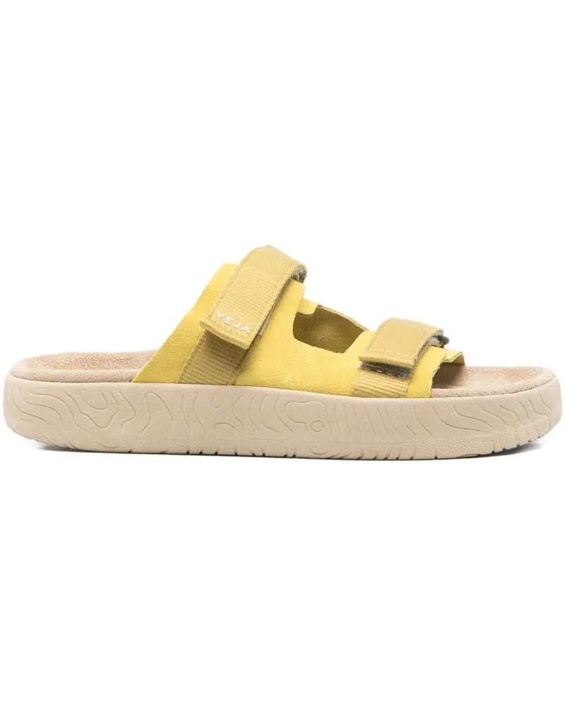 VEJA Arpoador Wildledersandalen mit Doppelriemen - Gelb Gelb