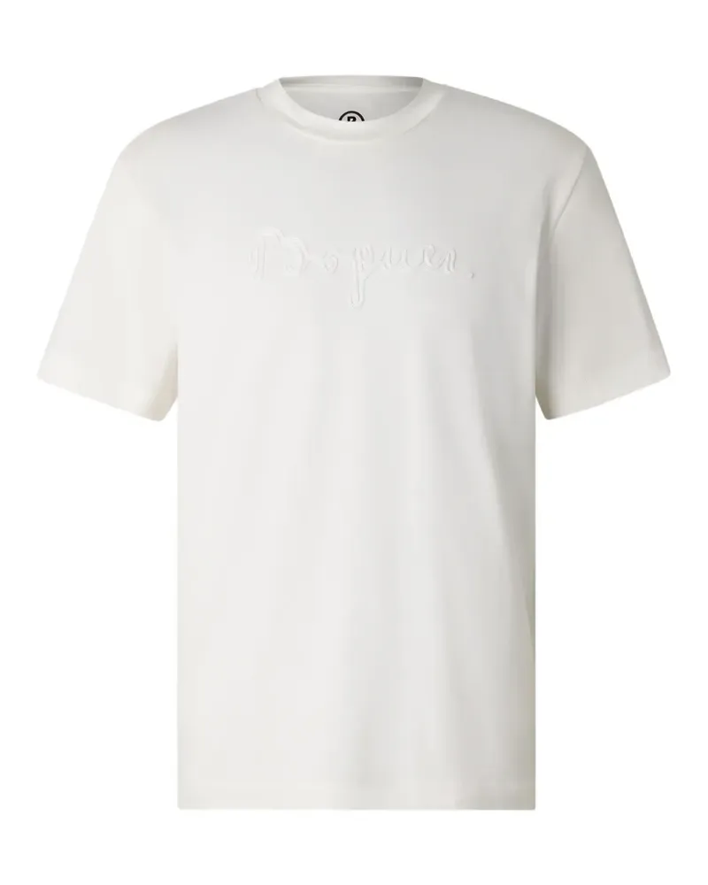 Bogner Lukas T-Shirt mit Logo-Stickerei - Weiß Weiß