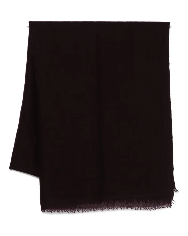 Faliero Sarti frayed-edge cashmere scarf - Violett Violett