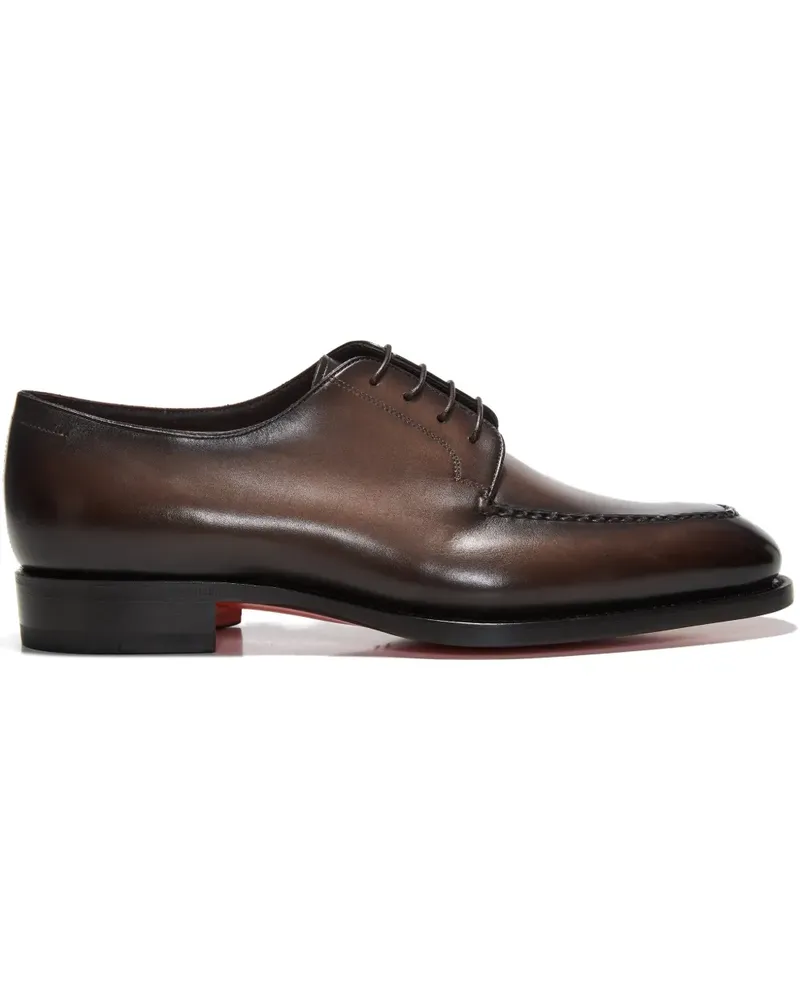 Santoni Klassische Derby-Schuhe - Braun Braun