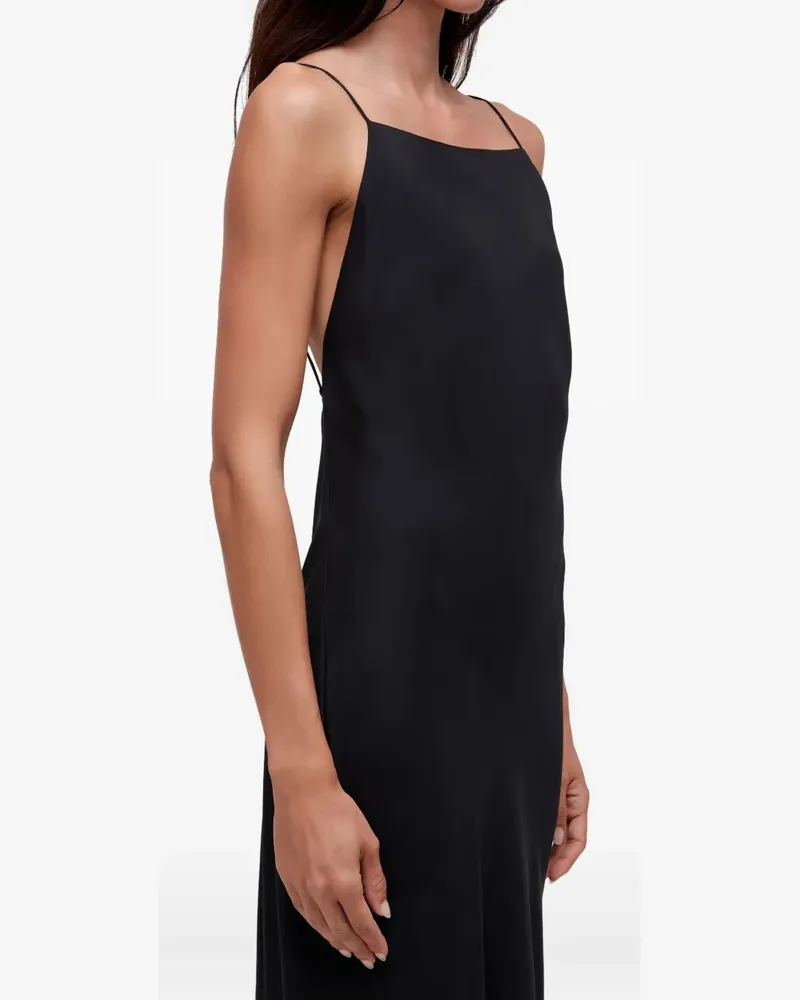 Osklen Rückenfreies Maxikleid - Schwarz Schwarz