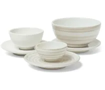 Bruschetta-Set aus Keramik - Weiß