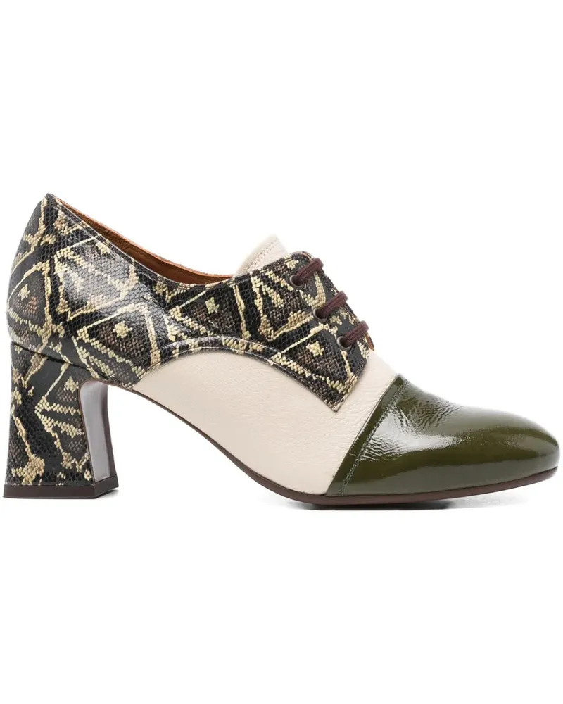 Chie Mihara Fadri Pumps mit Blockabsatz 70mm - Grün Grün