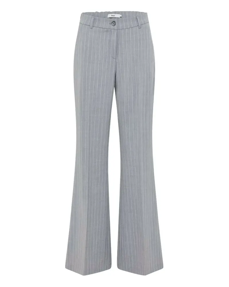 Brax Maine Hose mit Nadelstreifen - Grau Grau
