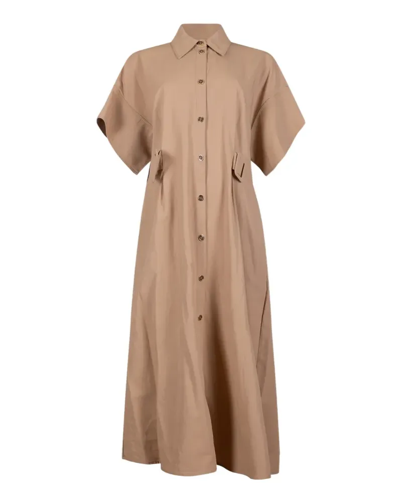 Pinko Midikleid mit Knöpfen - Nude Nude