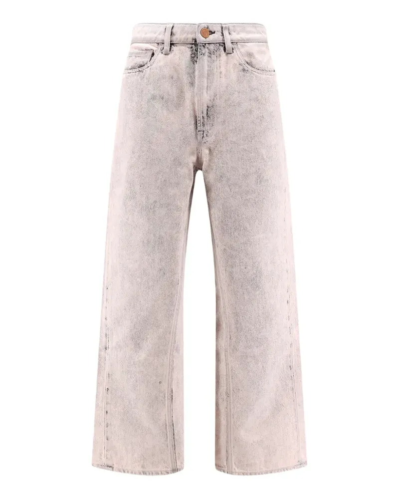 3x1 Gerade Jeans mit Bleach-Effekt - Grau Grau