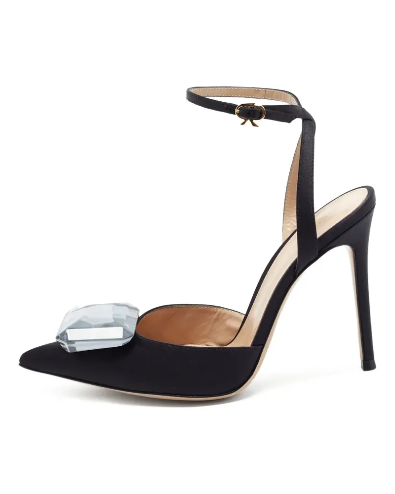 Gianvito Rossi Jaipur Pumps mit Knöchelriemen - Schwarz Schwarz