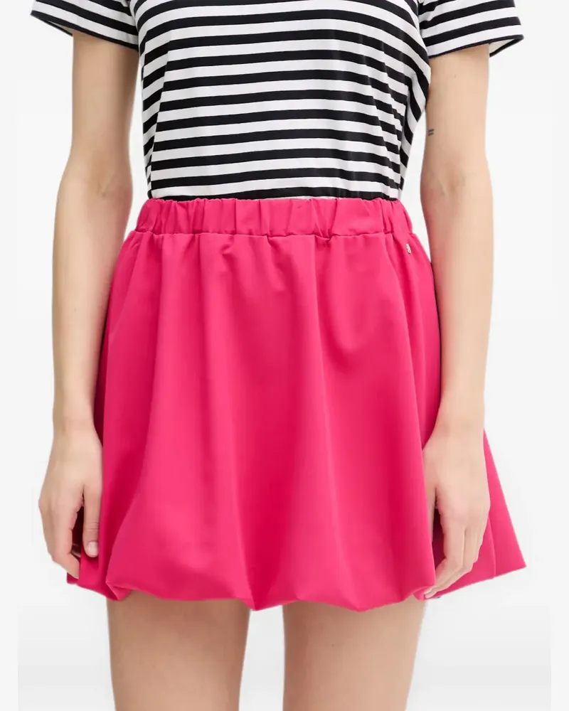 Gaudi bubble-hem elasticated-waist mini skirt - Rosa Rosa