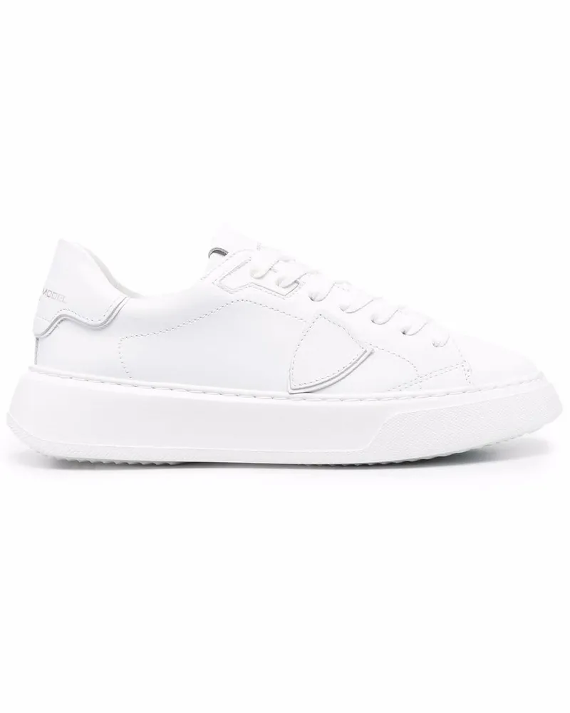 Philippe Model Sneakers mit Logo-Patch - Weiß Weiß