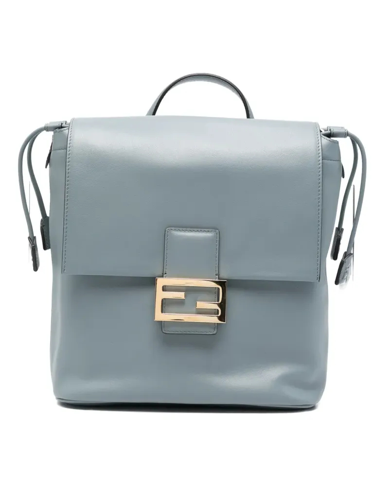 Fendi FF-plaque backpack - Blau Blau