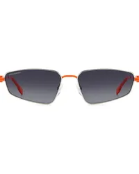 Dsquared2 Icon Sonnenbrille mit eckigem Gestell Orange