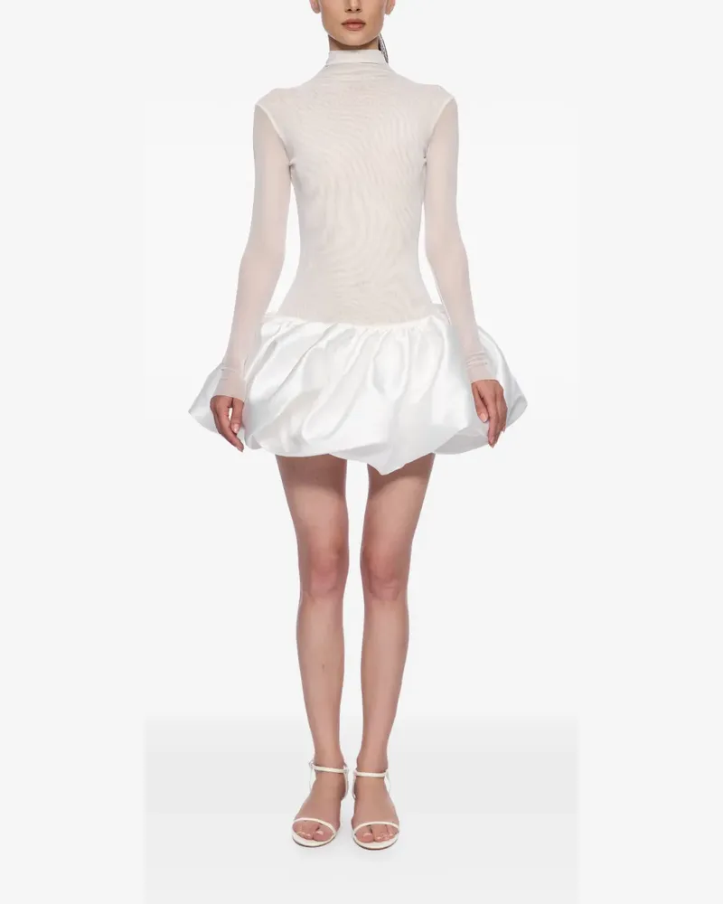 ATU Body Couture Kleid mit Stehkragen - Weiß Weiß