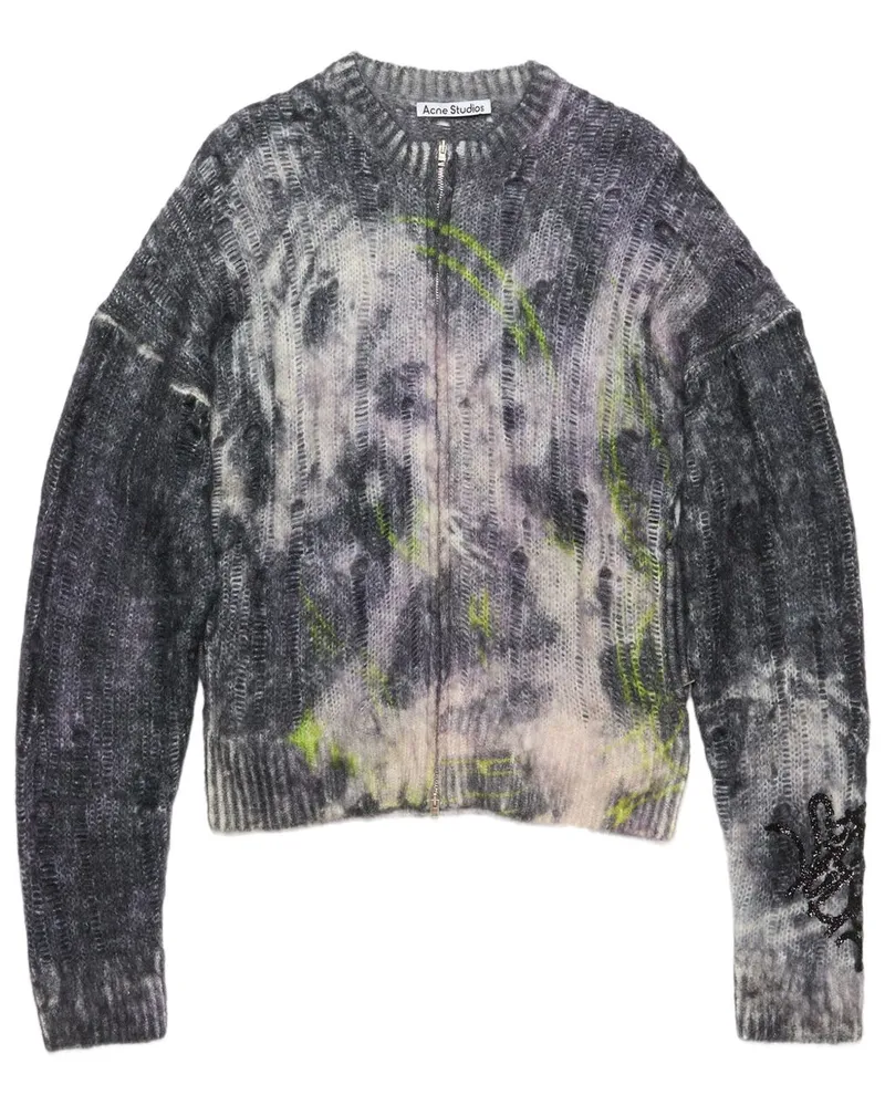 Acne Studios Pullover im Destroyed-Look - Schwarz Schwarz