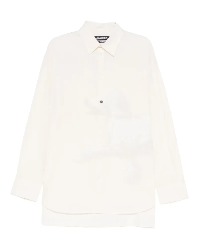 Jacquemus Hemd mit grafischem Print - Nude Nude