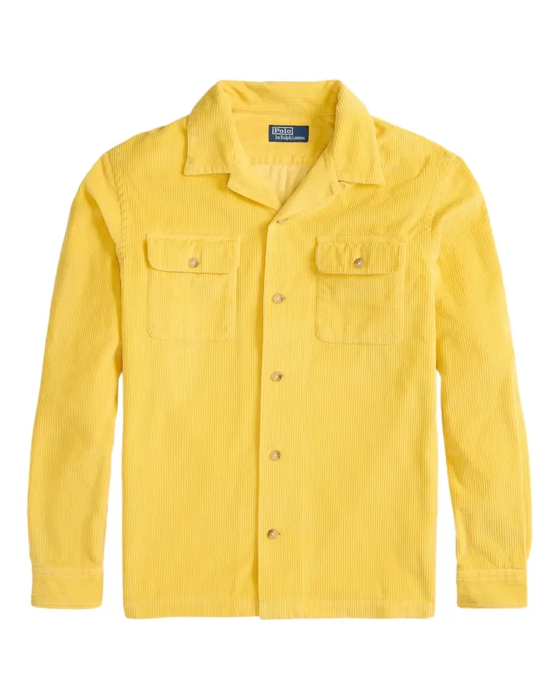Ralph Lauren Hemdjacke aus Cord - Gelb Gelb