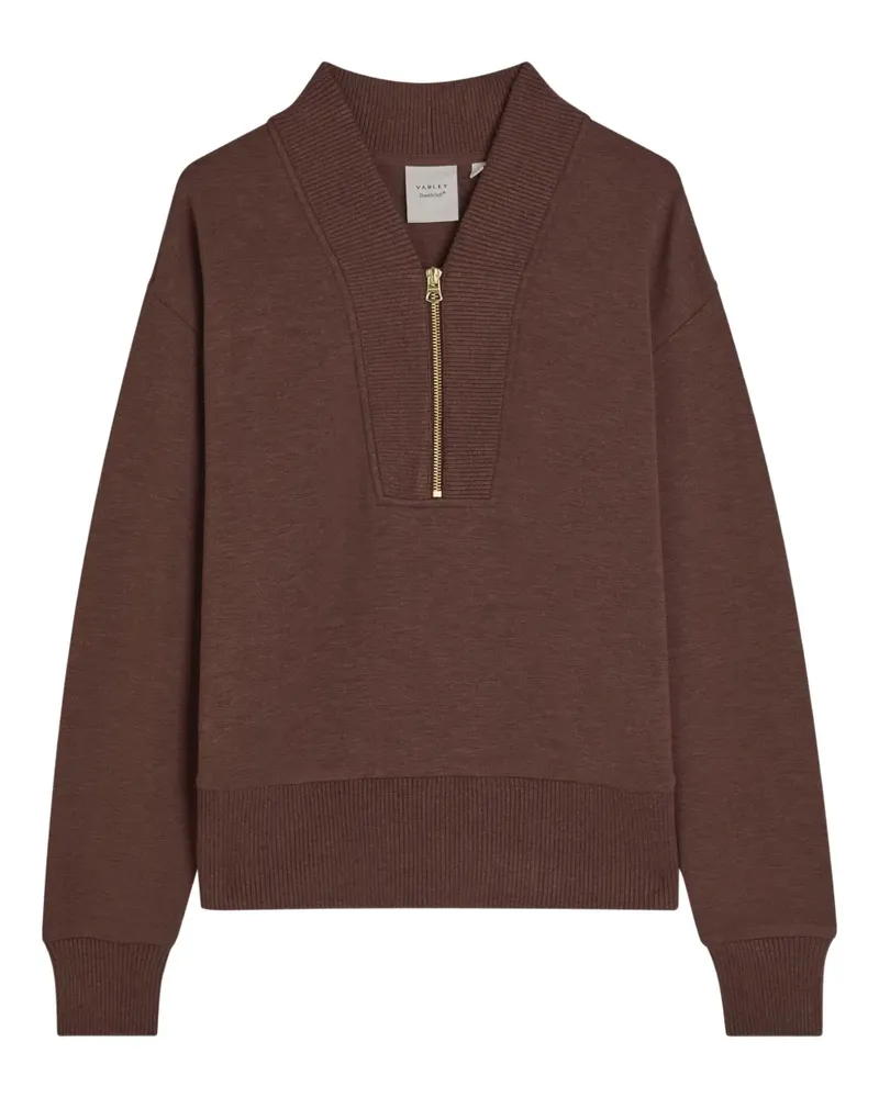 Varley zip-collar sweatshirt - Braun Braun