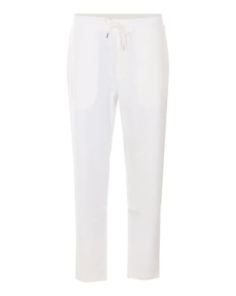Brunello Cucinelli elasticated-waist trousers - Weiß Weiß