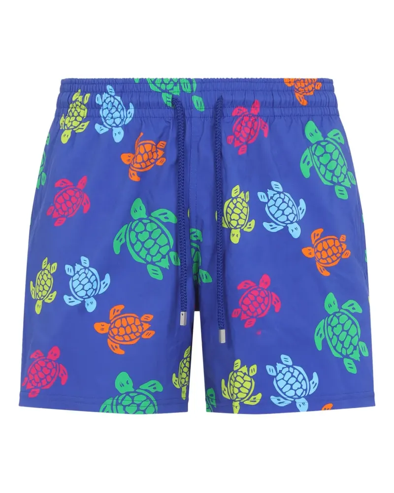 Vilebrequin Badeshorts mit Schildkröten-Print - Blau Blau