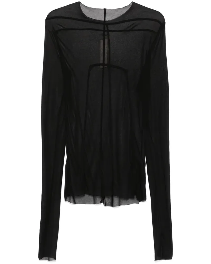 Rick Owens Edfu T-Shirt - Schwarz Schwarz