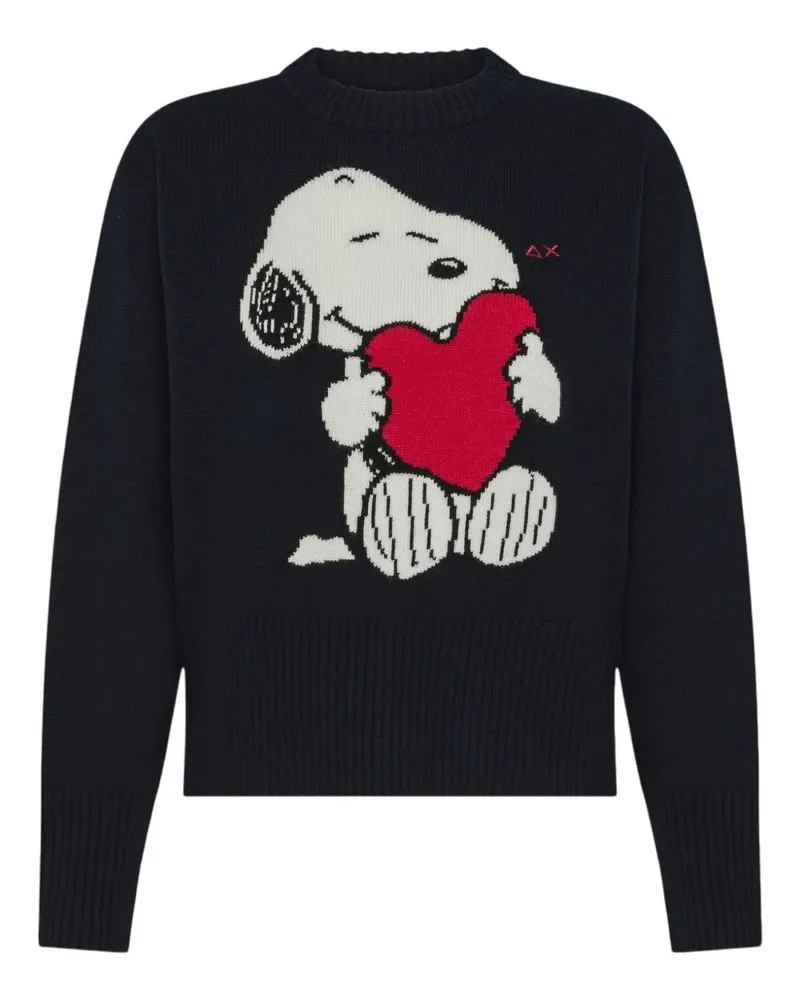 Sun68 x Peanuts Pullover - Blau Blau