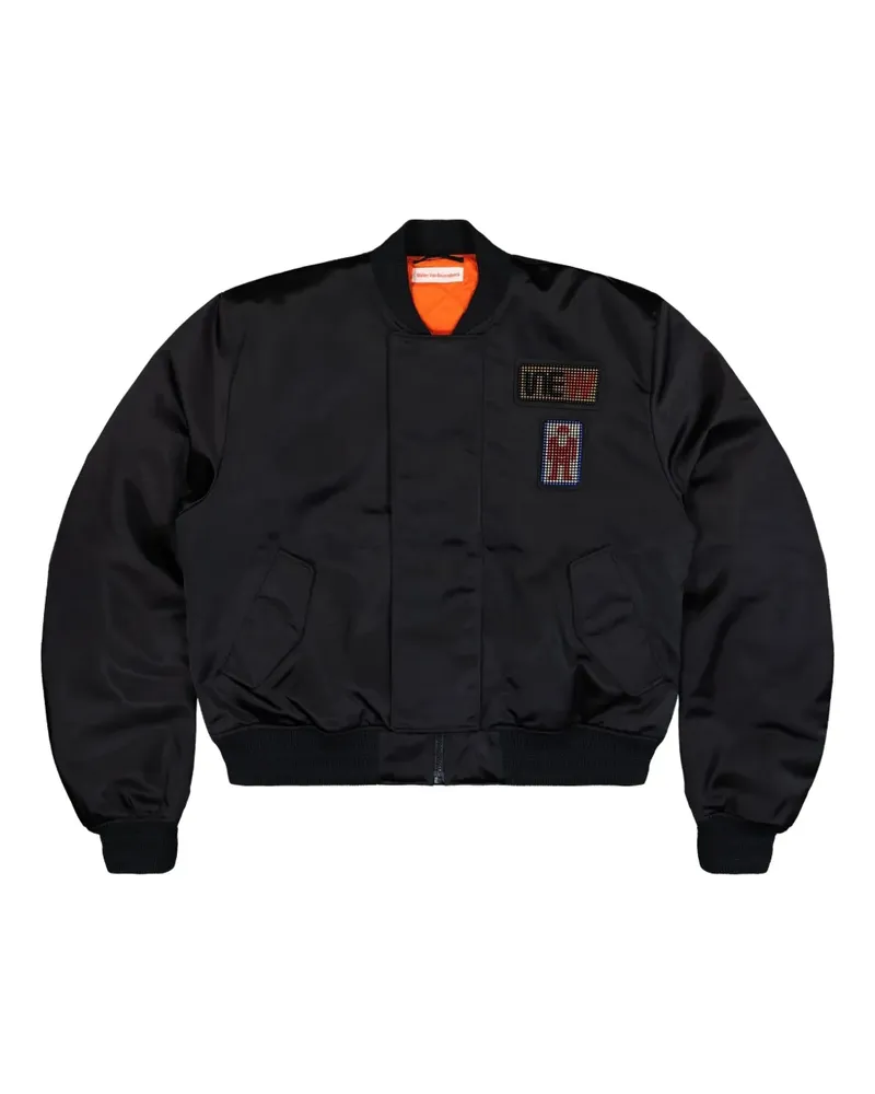 Walter van Beirendonck Beep Beep Bomberjacke - Schwarz Schwarz