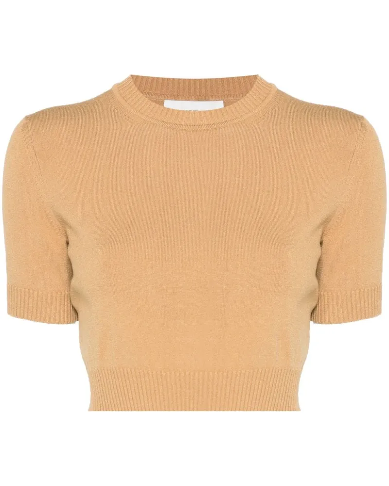 SPORTMAX Premier Cropped-Pullover Nude