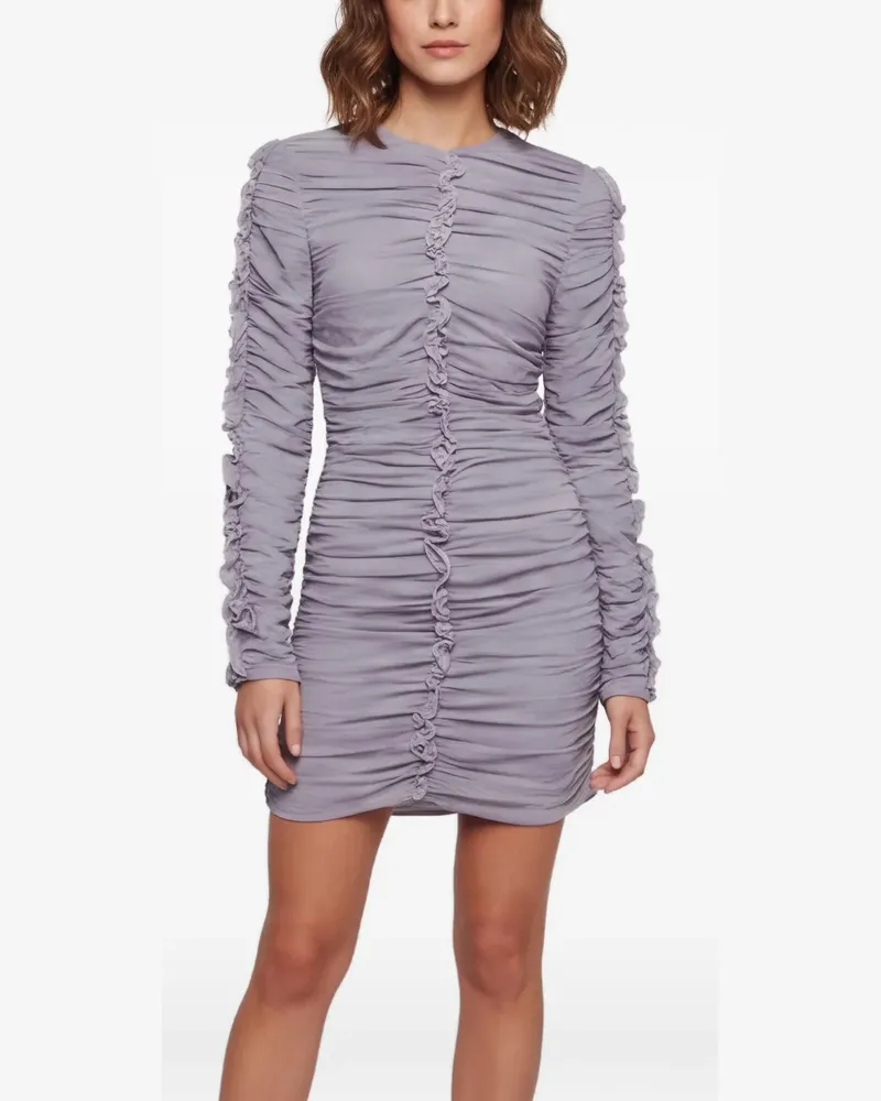 Magda Butrym Minikleid mit Raffungen - Violett Violett