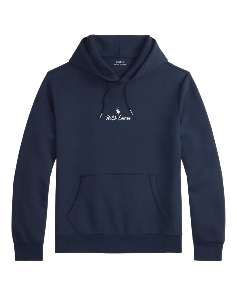 Ralph Lauren Gestrickter Hoodie mit Logo - Blau Blau