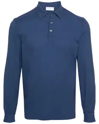 Fedeli Langärmeliges Alby Poloshirt Blau