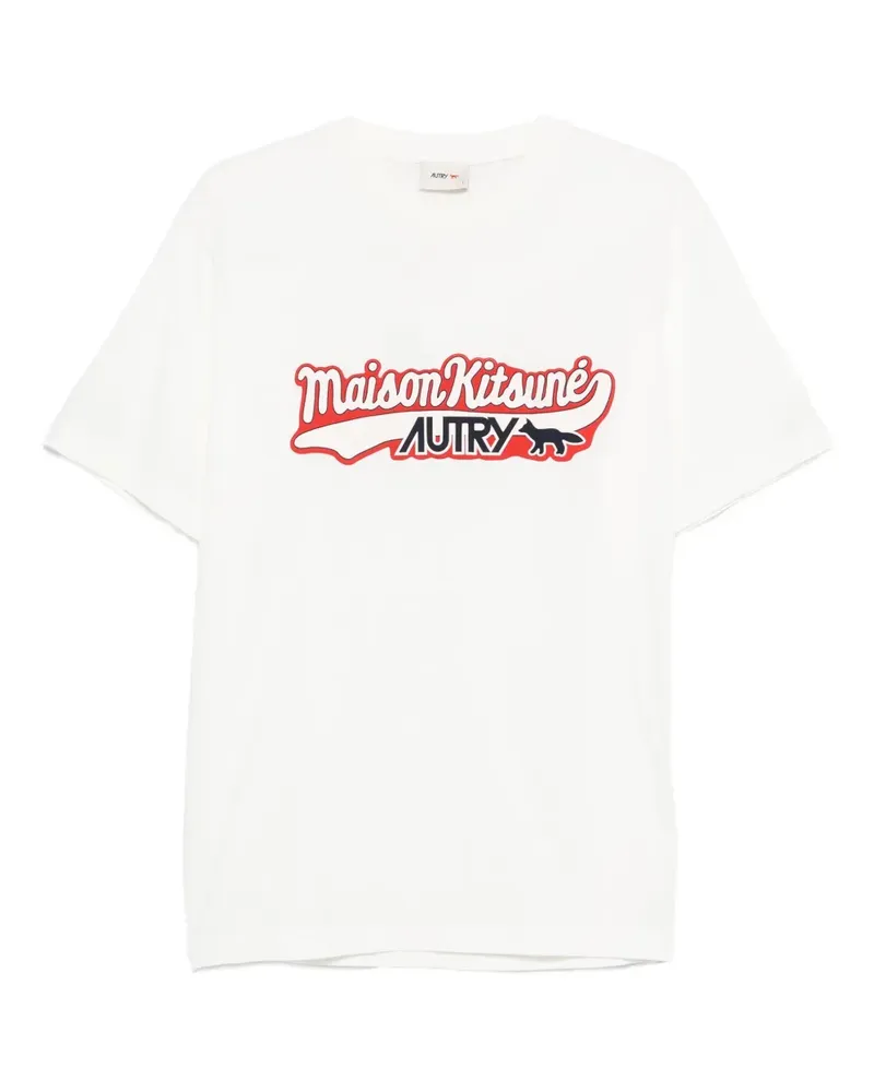 AUTRY T-Shirt mit grafischem Print - Weiß Weiß